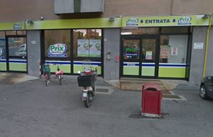 Rapina sprint al Prix Quality di via Divisione Acqui