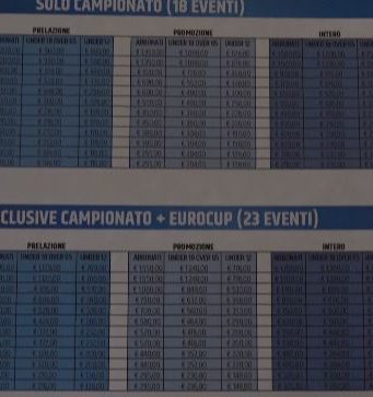 Germani, presentata la campagna abbonamenti: da oggi via alla prima fase