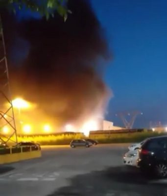 +++ALFA ACCIAI IN FIAMME, NESSUN FERITO E NESSUN PERICOLO PER LA SALUTE+++