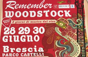 Remember Woodstock, dal 28 al 30 giugno al Parco Castelli
