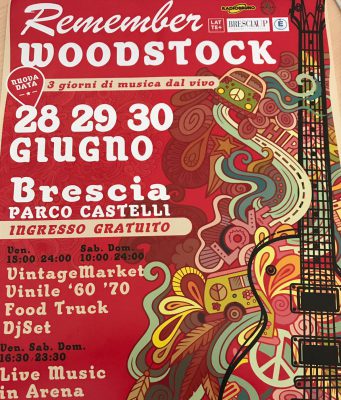 Remember Woodstock, dal 28 al 30 giugno al Parco Castelli