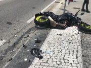 Paura in via Dalmazia per uno scontro auto-moto