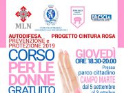 Settimo anno del progetto “Cintura Rosa”, al via il 5 settembre