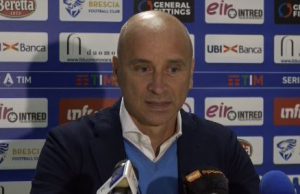 Brescia, Corini: “La vittoria della squadra. Balotelli con la Juve? Vediamo”