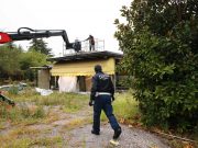 Raso al suolo l’ex vivaio di via Volturno, non esiste più