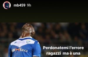 Brescia, Balotelli chiede scusa ai tifosi bresciani