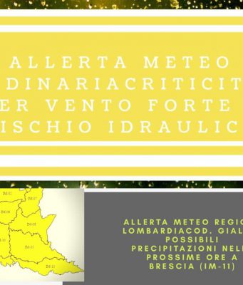 Ancora vento forte e pioggia in arrivo: a Brescia è allerta meteo