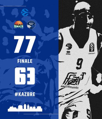 EuroCup, la Germani Basket Brescia non ce la fa. Kazan vince 77-63