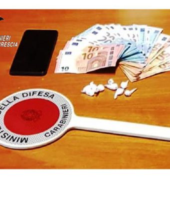 Spaccia a Visano, arrestato 32enne con 9 dosi di cocaina e710 euro