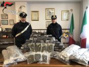 62 kg di hashish e 10kg di marijuana in un armadio, 58enne in manette