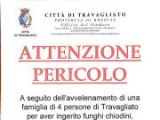 Travagliato, grave famiglia avvelenata da funghi. Emanata l’allerta ai cittadini