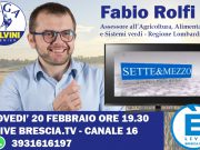 Fabio Rolfi ospite stasera a “Sette & Mezzo” su Èlive