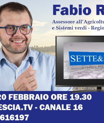 Fabio Rolfi ospite stasera a “Sette & Mezzo” su Èlive
