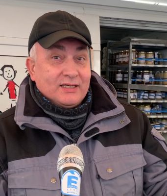 Coronavirus e il Mercato del sabato a Brescia, solo “food” e poca gente