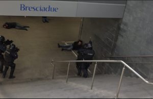Attentato terroristico nella Metro di Bresciadue. Ma è un’esercitazione
