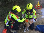 Artogne, due escursionisti con i loro cani salvati dai Vigili del Fuoco