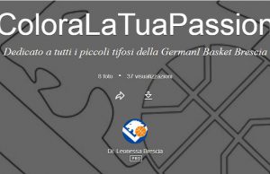 Noia? “#ColoraLaTuaPassione” con Basket Brescia