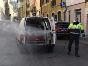 Coronavirus, lavaggio e sanificazione strade in città e a Sant’Eufemia