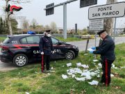 Calcinato: 400 tamponi ritrovati per strada