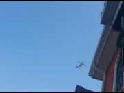 Coronavirus, controllo anche dall’alto. Carabinieri in elicottero sulla città