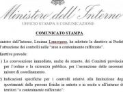 Coronavirus, la stretta del Ministro dell’Interno Lamorgese, controlli in stazioni, aeroporti, strade