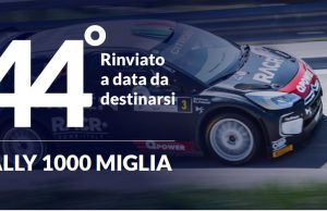 Rally Mille Miglia rinviato a data da destinarsi