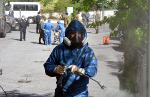 Arrivata a Brescia la task force di militari russi