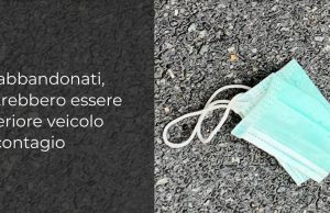 Appello di Legambiente: non gettate guanti e mascherine per terra