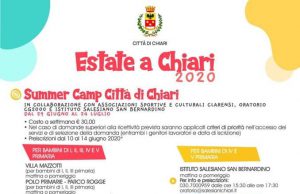 Chiari, torna il Summer Camp nel rispetto delle norme anti Covid-19