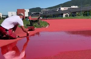 Sanpolino: ultimi ritocchi alla nuova pista di atletica