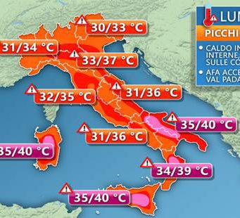 Meteo, week end bollente. In arrivo la “fiammata africana”