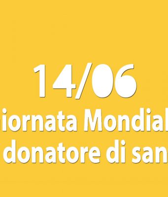 Oggi è la giornata mondiale del Donatore di Sangue