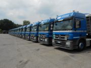 Orgoglio bresciano al nuovo ponte Morandi: collaudi con i camion Germani