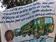 Nuovo striscione degli Ultras 1911: “Un calcio senza valori”