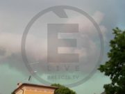 Maltempo, l’arrivo della supercella… poi il buio. E la grandine