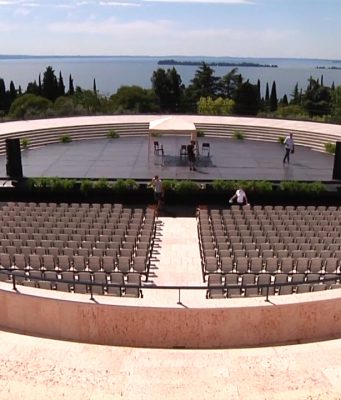 Vittoriale degli italiani, inaugurato il “Parlaggio”. Realizzato il sogno di D’Annunzio