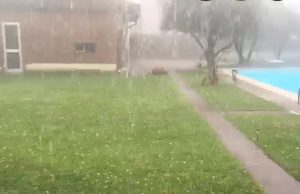Maltempo, pioggia e grandine sulla Franciacorta
