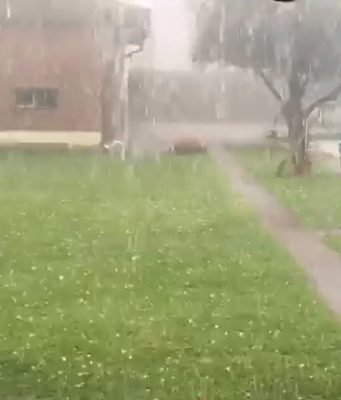 Maltempo, pioggia e grandine sulla Franciacorta