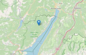 Lieve scossa di terremoto questa mattina in Alto Garda