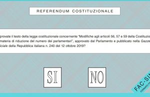 Referendum: online il fac simile della scheda