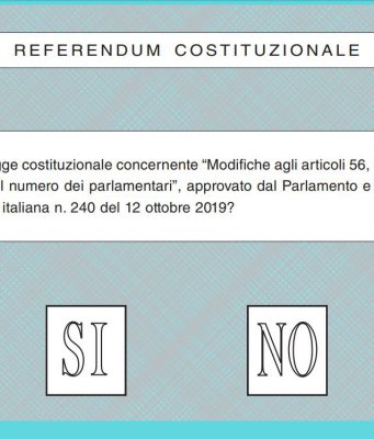 Referendum: online il fac simile della scheda