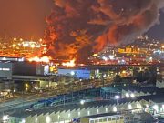 Incendio Ancona: in corso i monitoraggi per eventuali sostanze tossiche