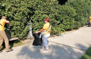 Raccolta dei rifiuti quest’oggi al parco Torri Gemelle