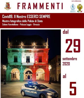 La Questura di Brescia inaugura la mostra “Frammenti – Covid19. Il nostro Esserci Sempre”