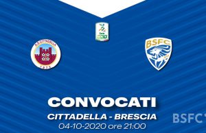 Cittadella – Brescia: i convocati di mister Delneri