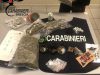 Si presenta in caserma con un forte odore di marijuana, arrestato