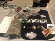 Si presenta in caserma con un forte odore di marijuana, arrestato