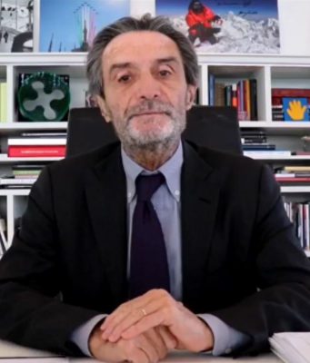 Fontana attacca il governo: “Non sappiamo in quale fascia la Lombardia si collochi, i dati vanno aggiornati”