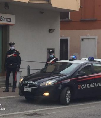 Rapinatore tenta il bis nella stessa banca, ad aspettarlo c’erano i Carabinieri