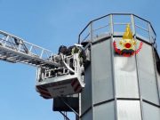 Piancamuno, in fiamme in un silos di segatura. Nessun ferito